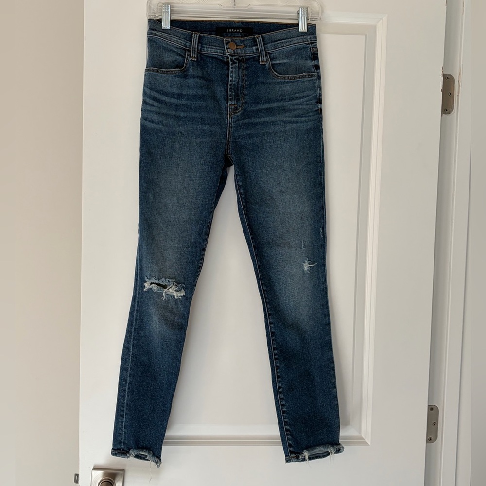 J Brand Dark Blue Skinny Jeans